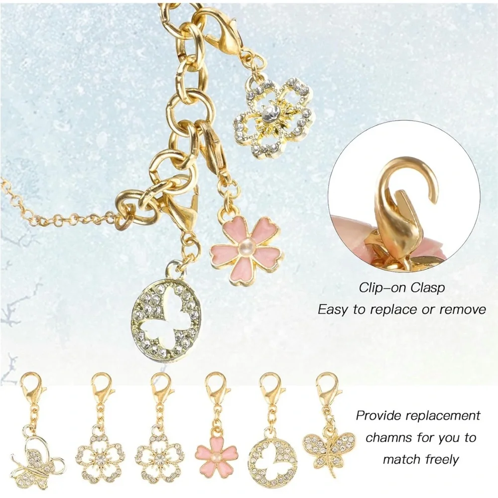 NEW Gold Apple Watch Band with Charms